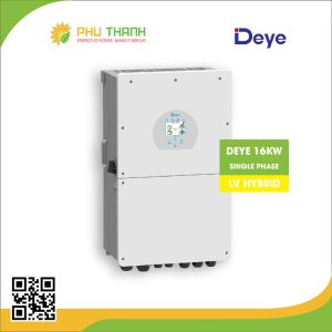Biến tần Hybrid DEYE 16KW 1 pha, model SUN-16K-SG01LP1-EU, công suất 16kw
