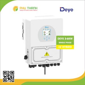 Biến tần Hybrid DEYE 6KW 1 pha, model SUN-6K-SG04LP1-EU-SM2