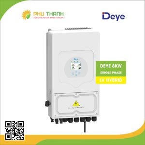 Biến tần Hybrid DEYE 8kW 1 pha, model SUN-8K-SG05LP1-EU-SM2