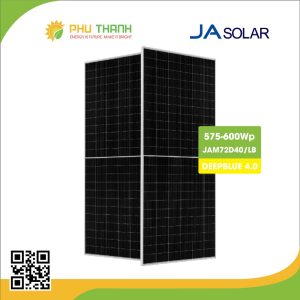 Pin mặt trời JA Solar 575-600Wp JAM72D40-575-600/LB, dòng N-TYPE