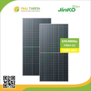 Pin mặt trời JINKO Solar 570-590Wp 72HL4-BDV, dòng N-TYPE