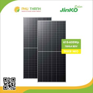 Pin mặt trời JINKO Solar 615-635Wp 78HL4-BDV, dòng N-TYPE Pin mặt trời JINKO Solar 615-635Wp 78HL4-BDV, dòng N-TYPE