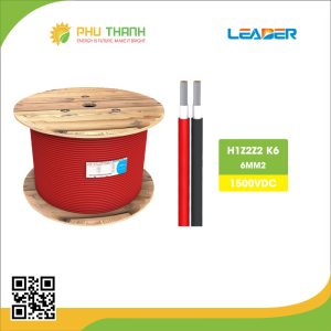 Cáp điện năng lượng mặt trời LEADER 6mm2