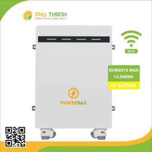 Pin lưu trữ POWERBOX 14,34kWh, model ES-BOX12 MAX Pin lưu trữ POWERBOX 14,34kWh, model ES-BOX12 MAX