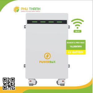 Pin lưu trữ Lithium POWERBOX 16,08kWh, model ES-BOX12 PRO MAX Pin lưu trữ Lithium POWERBOX 16,08kWh, model ES-BOX12 PRO MAX