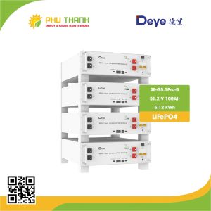 Pin lưu trữ Lithium DEYE 5,12kWh – SE-G5.1 PRO-B Pin lưu trữ Lithium DEYE 5,12kWh – SE-G5.1 PRO-B