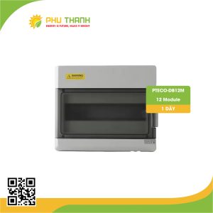 Tủ điện 12 Module, 01 dãy - PTECO-DB12M