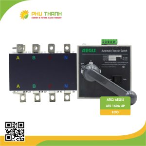 ATS Chuyển Chậm, dạng khối ATS 160A 4P loại ECO