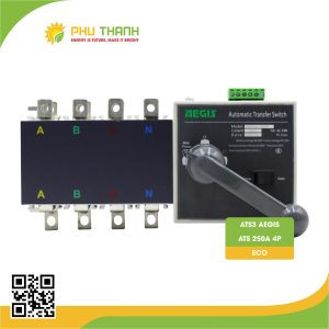 ATS Chuyển Chậm, dạng khối ATS 250A 4P loại ECO