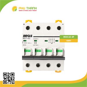 Thiết bị đóng cắt AEGIS MCB AC 400V 50A -  4P