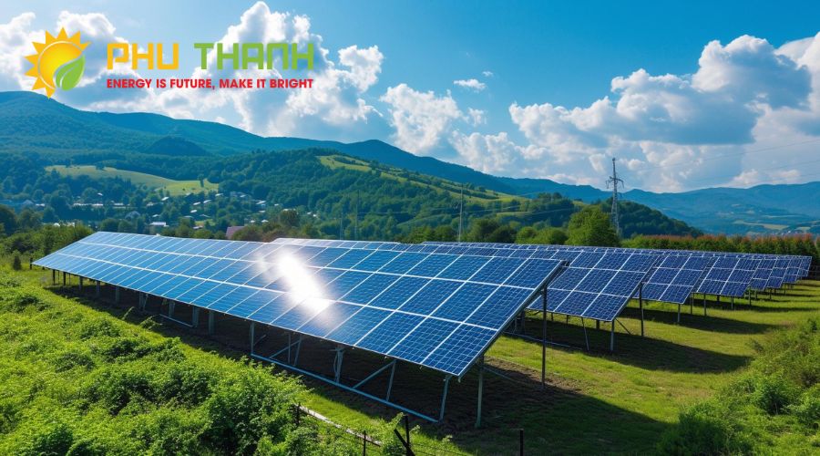 Mô hình điện mặt trời giúp người dùng tối ưu hóa hiệu suất dùng năng lượng.