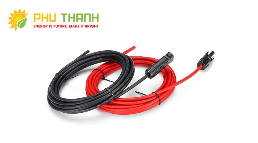 Cáp điện DC có khả năng dẫn dòng điện cao.