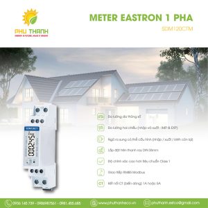 Meter EASTRON 1 pha + CT. Mã: SDM120CTM-40mA(200A/40mA)