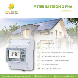 Meter EASTRON 3 pha + CT. Mã: SDM630 MCT