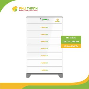 Hệ thống pin lưu trữ Lithium POWERBOX, model: HV-RACK, dung lượng: 1200Ah – 61.44 kWh Hệ thống pin lưu trữ Lithium POWERBOX, model: HV-RACK, dung lượng: 1200Ah – 61.44 kWh