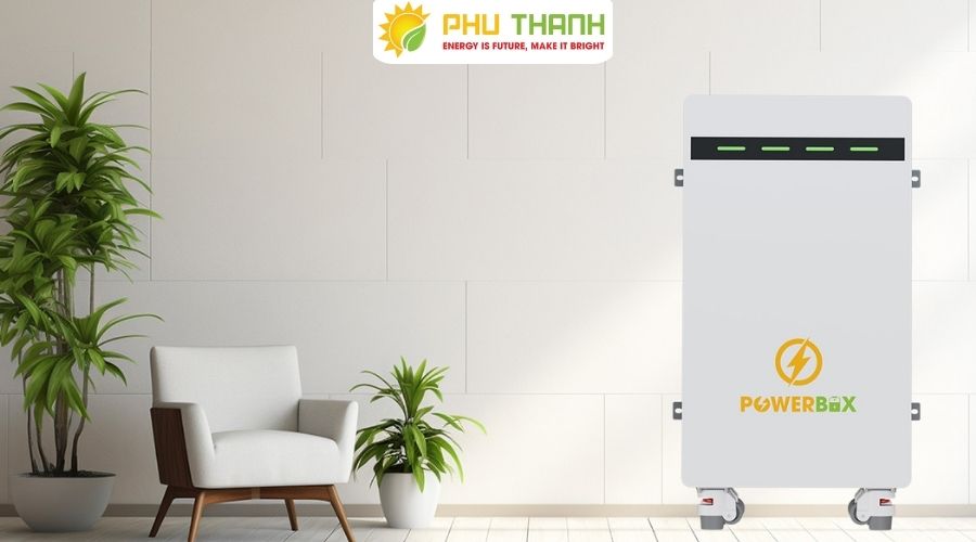 Ắc quy lưu trữ Lithium POWERBOX có hiệu suất hoạt động cao.