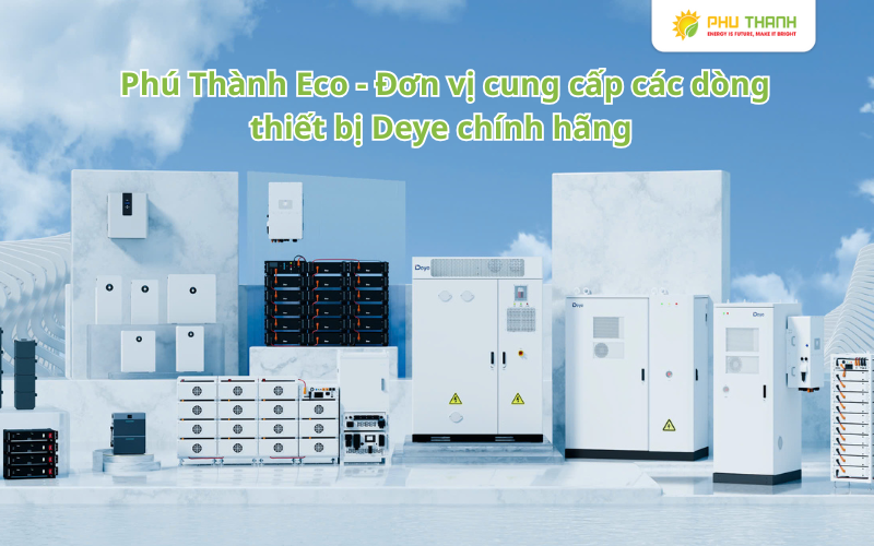 Hình 4: Các dòng sản phẩm của thương hiệu Deye 
