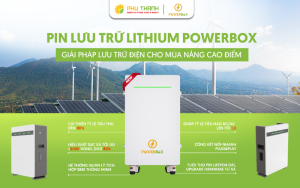 Hình 1: Pin lưu trữ Lithium POWERBOX - Giải pháp lưu trữ điện