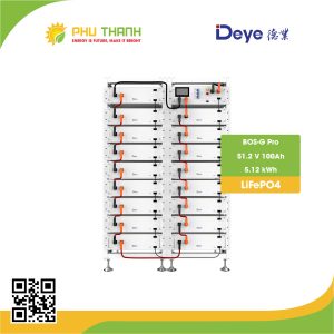 Pin lưu trữ  áp cao Deye BOS-G Pro 51.2V 100Ah