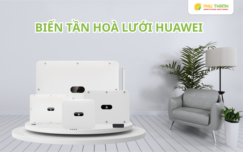 Hình 1: Hình ảnh các sản phẩm biến tần hoà lưới huawei