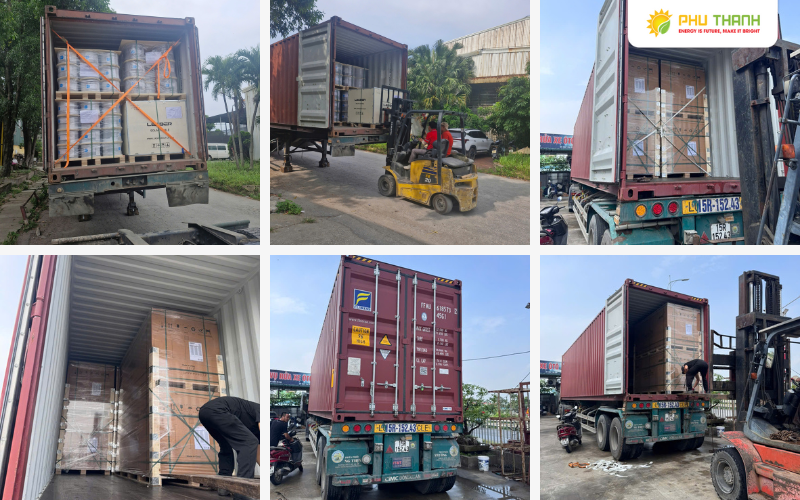 Hình 3: Hình ảnh nhập hàng mỗi tuần tại Phú Thành Eco 