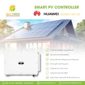 Huawei SUN2000-115KTL-M2 – Inverter 115kW Công Nghiệp, 10 MPPT